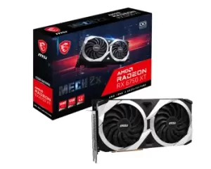 Image of MSI AMD Radeon RX 6750 XT MECH 2X OC 12GB GDDR6 Graphics Card