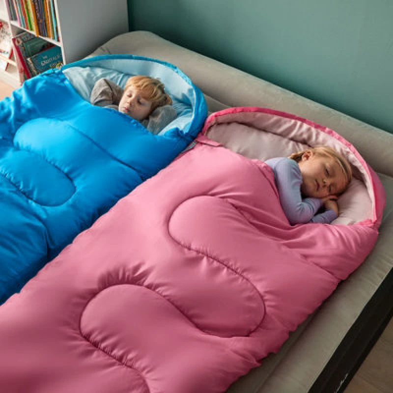 Image of Silentnight Silentnight Camping Collection Healthy Growth Kids Sleeping Bag - Pink Pink WH6Q9 Unisex