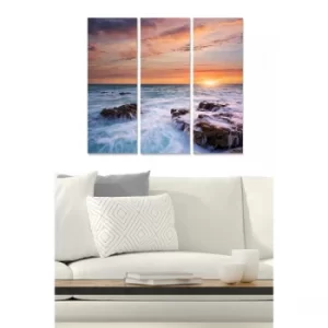 Image of MDF97333940 Multicolor Decorative MDF Painting (3 Pieces)