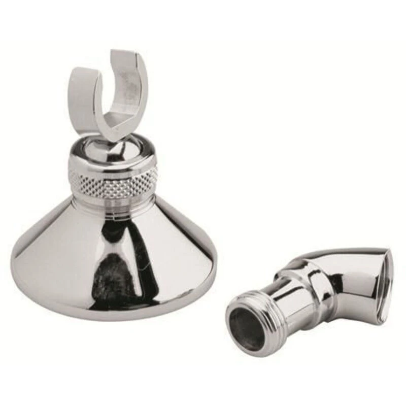 Image of NUIE Chrome Wall Bracket and Elbow - A310A - Nuie A310A