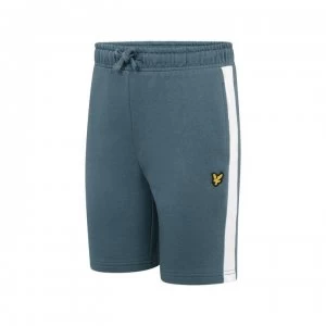 Image of Lyle and Scott Panel Logo Shorts - Orion 487