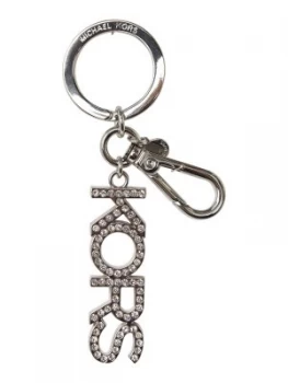 Image of Michael Kors Charms metal kors jewel key fob Silver