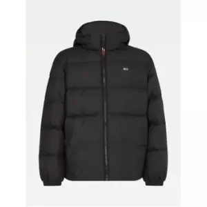 Image of Tommy Jeans Padded Down Jacket - Black
