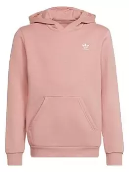 Image of Boys, adidas Originals Junior Unisex Essentials Hoody - Pink, Size 7-8 Years