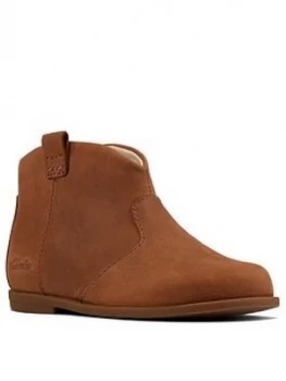 Image of Clarks Drew North Toddler Ankle Boot - Tan