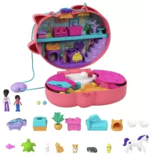 Image of Polly Pocket Cuddly Cat Wearable Purse Compact