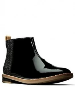 Image of Clarks Drew Fun Ankle Boots - Black