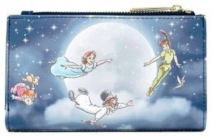 Image of Peter Pan Loungefly - Second Star Glow Wallet multicolour
