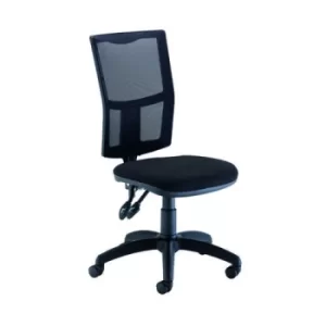 Image of Arista Medway High Back Task Chair 640x640x1010-1175mm Mesh Back Black KF90545