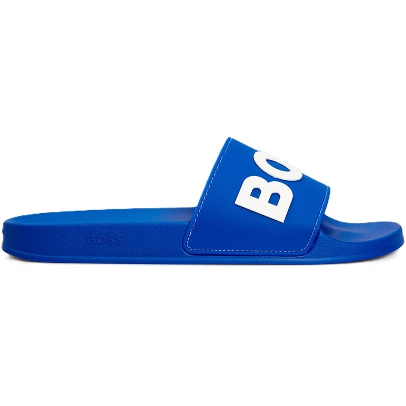 Image of Boss Mens Kirk Pool Sliders Bright Blue male 6 (40)