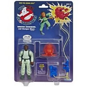Image of Hasbro Ghostbusters Kenner Classics Winston Zeddemore and Chomper Ghost Retro Action Figure
