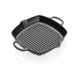 Image of Le Creuset Signature Deep Square Grill 30cm Black