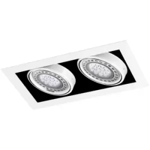 Image of Cristal Record Lighting - Cristal Kardan Tecno 2 lights AR111 white finish