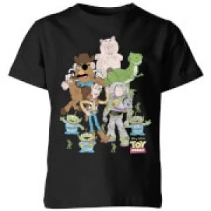 Image of Toy Story Group Shot Kids T-Shirt - Black - 3-4 Years