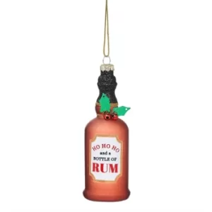 Image of Ho Ho Ho Bottle of Rum Decoration