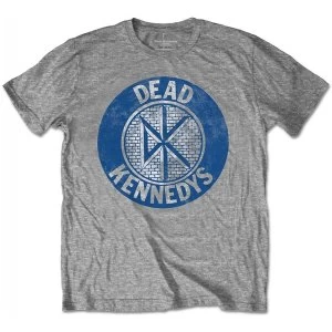 Image of Dead Kennedys - Vintage Circle Mens Small T-Shirt - Grey