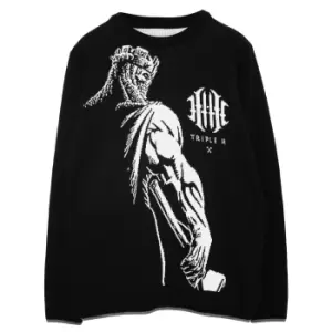 Image of WWE Mens King Of Kings Triple H Knitted Jumper (M) (Black)