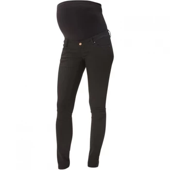 Image of Mamalicious Ladies Maternity Slim Jeans - Black