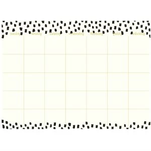 Image of Fine Decor Fine Decor Luxe Dry-Erase Monthly Calendar Wall Decal