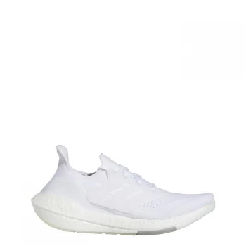 Image of adidas Ultraboost 21 Shoes Womens - Cloud White / Cloud White / Gr