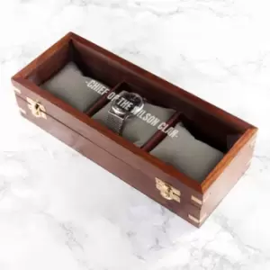 Image of Personalised Wooden Watch Box
