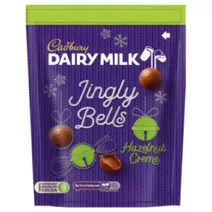 Image of Cadbury Dairy Milk Jingly Bells Hazelnut Creme Chocolate Bag (Box of...