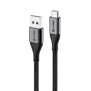 Image of ALOGIC Super Ultra USB 2.0 USB-C to USB-A Cable - 3A / 480 Mbps - Space Grey - 1.5 m