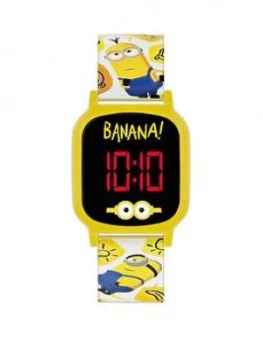 Image of Disney Minions Digital Dial Printed Strap Kids Watch