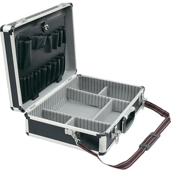 Image of Black Aluminium Tool Case - Senator