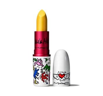 Image of MAC viva glam x keith haring lipstick - St. Marks Yellow (Frost) - 3g