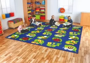 Image of Back to Nature Large Square Bug Placement Carpet