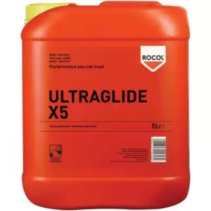 Image of Rocol - rocol 52086 Ultraglide X5 High Load Slideway Lubricant 5 Litre
