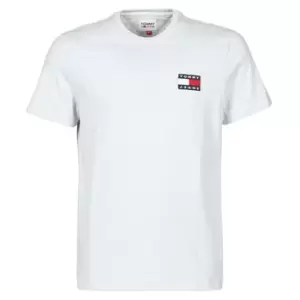 Image of Tommy Jeans TJM TOMMY BADGE TEE mens T shirt in Grey - Sizes XXL,S,M,L,XL