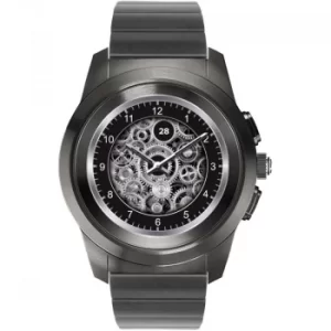 Image of MyKronoz ZeTime Elite Bluetooth Smartwatch with Titanium Modern Link Regular
