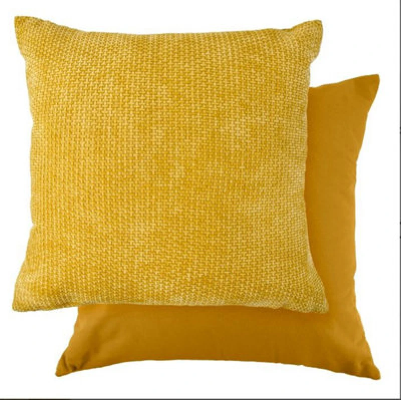 Image of Pica Collection Cushion Cover In Ochre