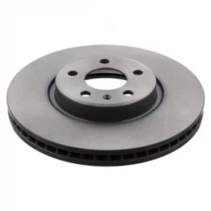 Image of Pair of Brake Discs 44022 by Febi Bilstein Front Axle