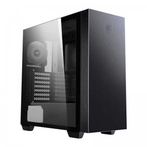 Image of MSI MPG SEKIRA 100P Black Mid Tower Tempered Glass PC Gaming Case