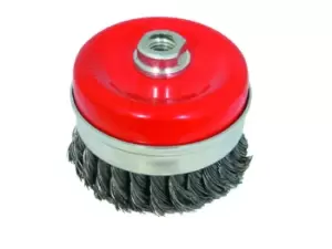 Image of Silverline 303859 Steel Twist-Knot Cup 100mm