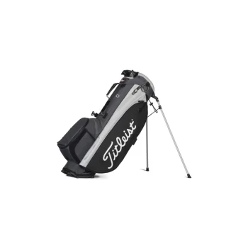 Image of Titleist 2021 Players 4+ Stand Golf Bag - Char/Blk/Grey
