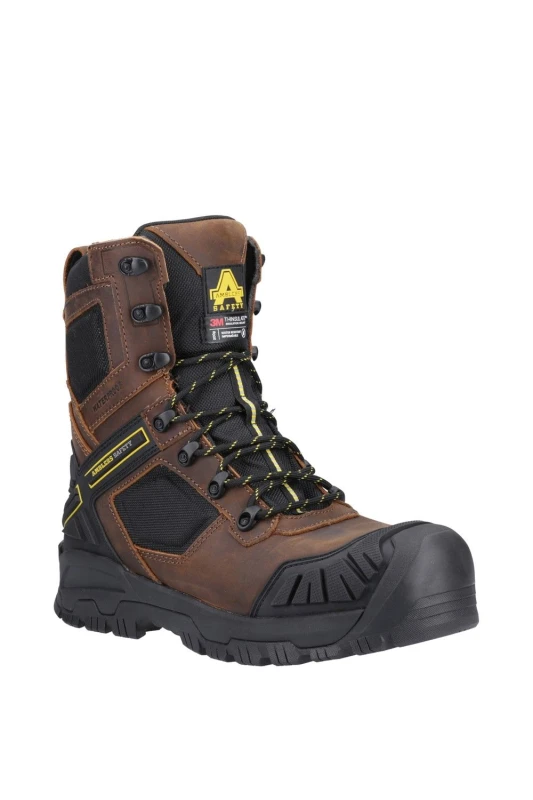 Image of Amblers 'Detonate' Waterproof Safety Footwear Brown