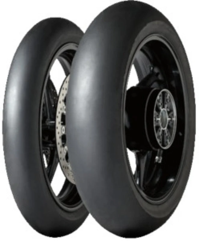 Image of Dunlop S-Slick ( 100/90-12 TL Compound Soft, Front wheel ) Motorcycle tires