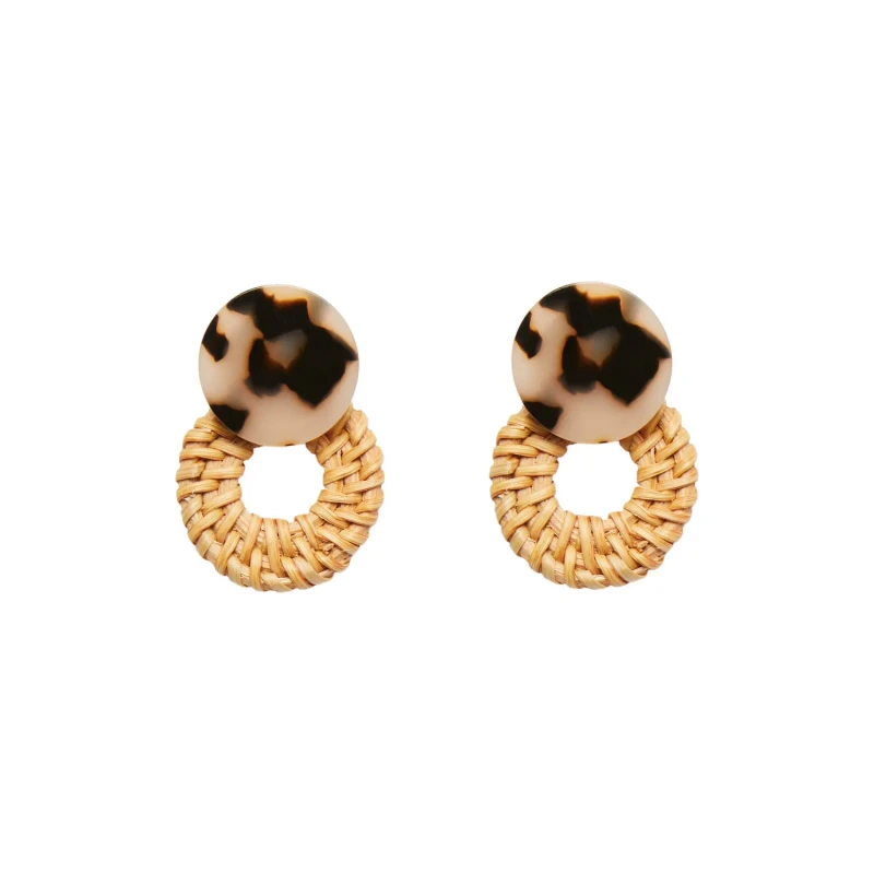 Image of Pieces Earrings woman Pieces Bree Blanc Female TU