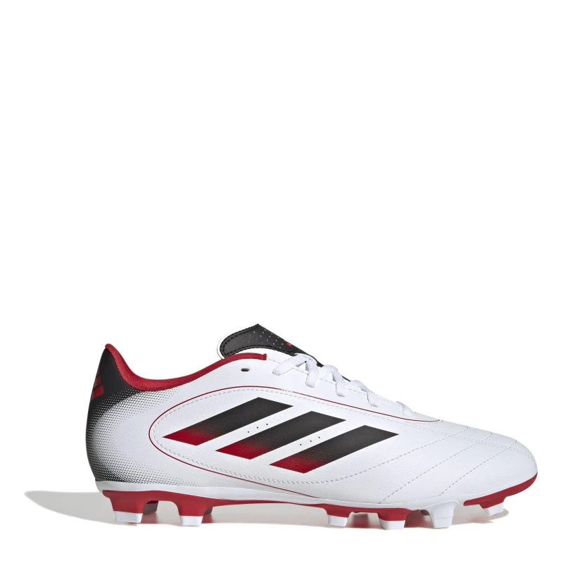 Image of adidas Goletto Adults Firm Ground Football Boots White/Black 09 male 6.5 (40)