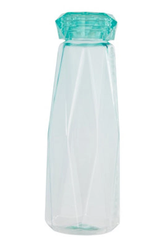 Image of Premier Housewares Textured Drinking Bottle, Secured Plastic Water Bottle, Versatile Water Botle, Durable Plastic Bottle Teal