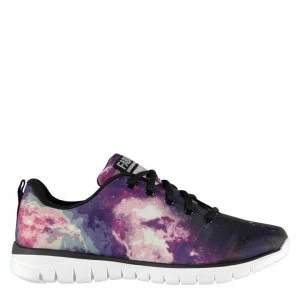 Image of Fabric Flyer Runner Junior Trainers - Galaxy