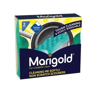 Image of Marigold Cleaning Me Softly Non-Scratch Scourers x 2 (Box 14)