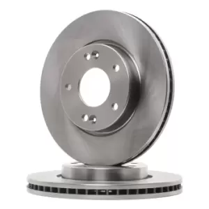 Image of FERODO Brake disc HYUNDAI,KIA DDF1619 517121F300,517121H000,517121H100 Brake rotor,Brake discs,Brake rotors 517122C000,517122C700,517122E300,D1566