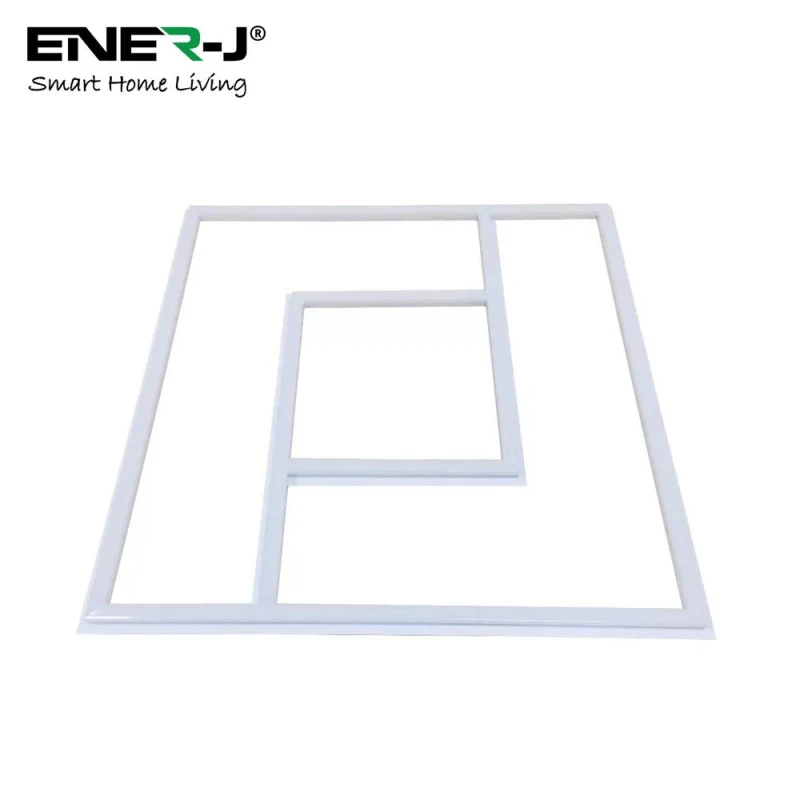 Image of ENER-J Pack of 4 600x600mm LED Light with PD Design 40W Cool White Frame Bord White Unisex