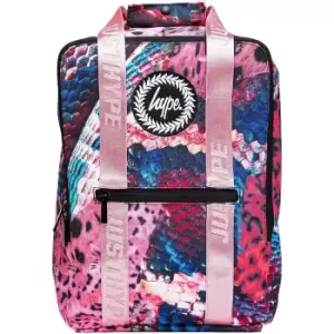 Image of Hype Snake Cat Boxy Backpack (One Size) (Multicoloured)