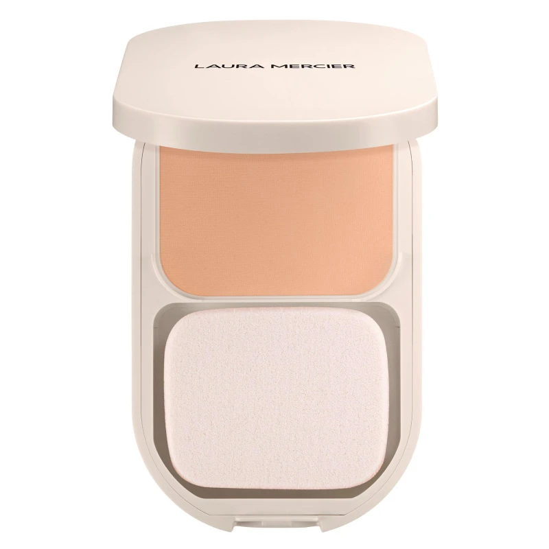 Image of Laura Mercier Real Flawless Feathermatte Powder Foundation 3CBiscotti female One Size